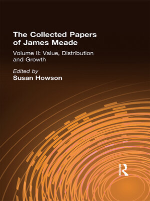 cover image of Collected Papers James Meade V2